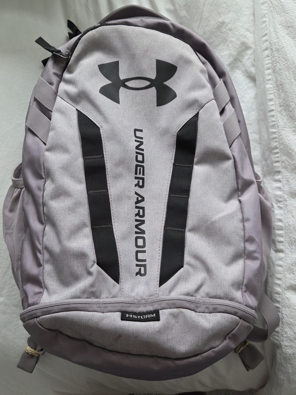 Under Armour Storm Backpack in Light Lavender and Black